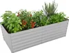 Relaxdays Hochbeet, verzinktes Metall, HxBxT: 57 x 180 x 90 Produktbild-Vorschau 1