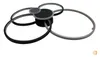 Just Light LED Deckenleuchte Papilon Schwarz/Grau 85x67cm Produktbild-Vorschau 13