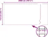 vidaXL Insectenwerend rooster, wit, 112 x 2000 cm, Productafbeelding-voorbeeld 7