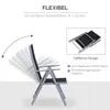 Zestaw mebli ogrodowych Outsunny - 7 elementów - aluminium Podgląd zdjęcia produktu 5