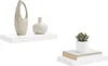 vidaXL Schweberegale 2 Stk. Hochglanz-Weiß 40x23x3,8 cm MDF Produktbild-Vorschau 5