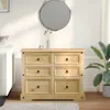 vidaXL Kommode Corona 112x48x91 cm Massivholz Kiefer Produktbild-Vorschau 3