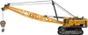 Toi-Toys Baufahrzeug Kranwagen mit Raupenketten 1:55 Metall Produktbild-Vorschau 12