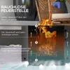 Outsunny Feuerstelle Ø38cm Rauchfrei Holzfeuerschale mit Produktbild-Vorschau 4
