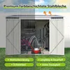 Metall Geräteschuppen Gerätehaus, 1.8x2.4m Produktbild-Vorschau 2