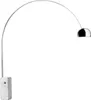 A modern arc floor lamp with a marble base. Anteprima dell’immagine prodotto