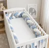 LuMali Bettschlange Baby Blau 210x18x12 cm , Produktbild-Vorschau 2