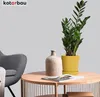 KOTARBAU® 2 ks kvetináč s podšálkou horčicovo žltá ⌀ 13 cm Náhľad obrázku produktu 2