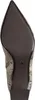 The sole of a beige and brown snake-print boot. Produktbild-Vorschau