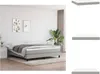 vidaXL Materac sprężynowy kieszeniowy jasnoszary 180x200x20 Podgląd zdjęcia produktu 1