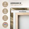 Leinwandbilder 120x80 cm - Beige Blume, moderne Wandbilder Produktbild-Vorschau 3