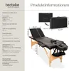 tectake® 3 Zonen Massageliege Daniel Breite 60 cm, Produktbild-Vorschau 5