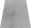 A plain gray rug is shown from a slightly elevated angle against a white background. Voir les images du produit