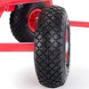 MONZANA® Bollerwagen Holz bis 180 kg mit Dach Luftreifen Produktbild-Vorschau 5