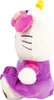 A side view of a Hello Kitty plush toy dressed in a purple dress. Anteprima dell’immagine prodotto