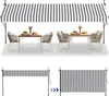 FIVMEN Klemmmarkise Balkon 400cm breit - Markise mit Produktbild-Vorschau 9