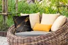 MuchoWow® Outdoor Kissen - Marmor - Gold - Schwarz - Hip - Produktbild-Vorschau 3