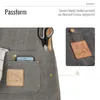 Canvas Arbeitsschürze, Grillschürze BBQ Kochschürze Art Produktbild-Vorschau 5