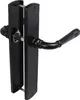 A black door handle set on a white background. Produktbild-Vorschau