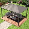 Gartenpavillon 3x4 m Stahldach Hardtop, ohne Seitenteile, Produktbild-Vorschau 5