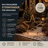 Luca Lighting LED záhradná zástrčka neónová hviezda 102 cm Náhľad obrázku produktu 2