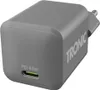 A gray TRONIC 45W USB-C PD fast charger is shown against a white background. Produktbild-Vorschau