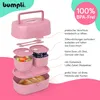 Kinderlunchbox, BPA-frei, Bento Box, Schultasche, Mädchen Produktbild-Vorschau 2