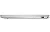 Side view of a closed silver laptop on a white background. Produktbild-Vorschau
