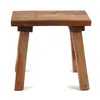 HOLZHOCKER "RUSTICO" | Mahagoni | rustikaler Sitzhocker Produktbild-Vorschau 6