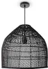 Hängelampe Korblampe Rattan Pendelleuchte Wohnzimmer Boho Produktbild-Vorschau 1