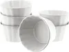 Set di 6 ciotole da dessert in porcellana - design a onda Anteprima dell’immagine prodotto 1
