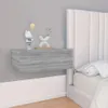 vidaXL Wiszące szafki nocne 2 szt. Szara Sonoma 40x30x15 cm Podgląd zdjęcia produktu 9