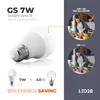 LED žárovka LED2B patice E27 GS 7W Teplá bílá 3000K 600lm Náhled obrázku produktu 8