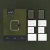 A flat lay image showing the packaging and contents of a screen protector kit. Produktbild-Vorschau