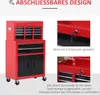 Carrello da officina HOMCOM con cassetta degli attrezzi – Anteprima dell’immagine prodotto 6