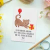 Mr. & Mrs. Panda Postkarte 2001 Geburtstag - Weiß - Produktbild-Vorschau 2