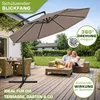 Parasol Tillvex Cappuccino Ø 300 cm Parasol suspendu Voir les images du produit 5