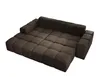 Sofa mit Hocker, Couch L-Form, Veloursstoff, Links Sofa, Produktbild-Vorschau 9