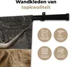 MuchoWow® Wandteppich Wandbehang Schottische Hochlandrind - Produktbild-Vorschau 3