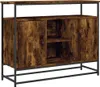 vidaXL Příborník kouřový dub 100x35x80 cm odvozený výrobek Náhled obrázku produktu 2