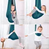 (zelená + šedá) Dětská houpací síť, dvouvrstvá, pro vnitřní Náhled obrázku produktu 5