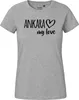 Huuraa Damen T-Shirt Ankara my love M Sport Grey Bio Produktbild-Vorschau 2