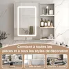 Armadietto a specchio per il bagno INONEFT, con Anteprima dell’immagine prodotto 6
