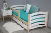 Kratzfestes Kinderbett 160x80 cm mit Schutzbarriere, Produktbild-Vorschau 3