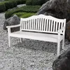 Gartenbank Holzbank Sitzbank 3-Sitzer Eukalyptus weiß Produktbild-Vorschau 5