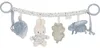 Nijntje Kinderwagenkette Baby Spielzeug Lucky Leaves blau Produktbild-Vorschau 1
