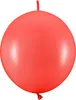 Luftballons mit Verbindungsstück, 28 cm, Pastell Mohnrot (1 Produktbild-Vorschau 1