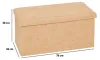 Länglicher faltbarer Pouf JUTA, 31 x 31 cm Produktbild-Vorschau 10