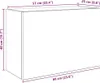 vidaXL Szafka łazienkowa betonowa szara 60x25x40 cm Podgląd zdjęcia produktu 7