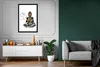 MuchoWow® MuchoWow® Gerahmtes Poster Buddha - Vogel - Farbe Produktbild-Vorschau 6